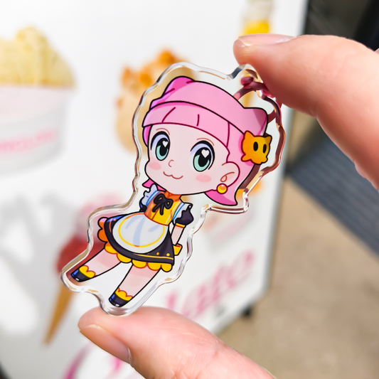 GUGUGU Custom Crystal Acrylic Keychains/Charms