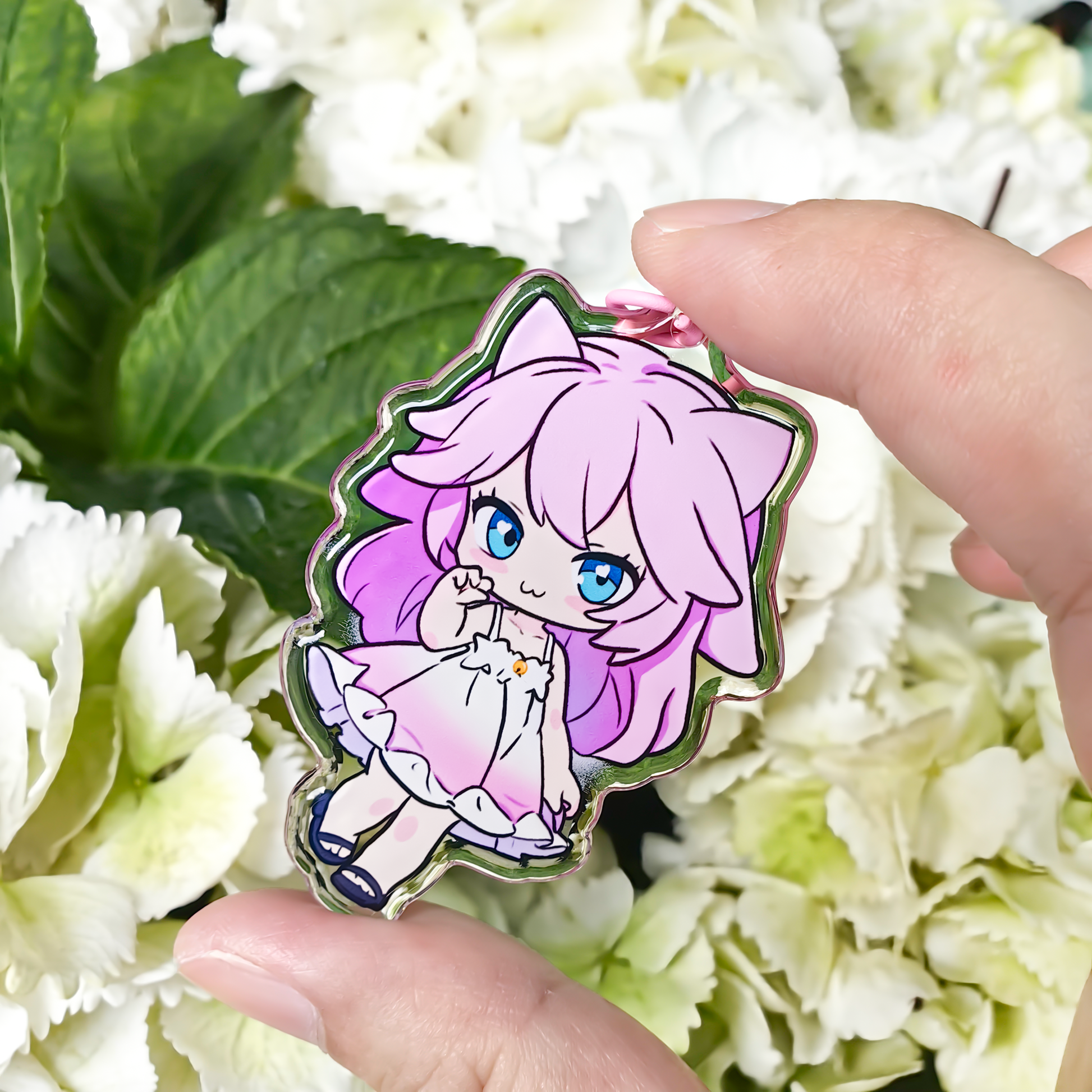 GUGUGU Custom Clear Acrylic Keychains