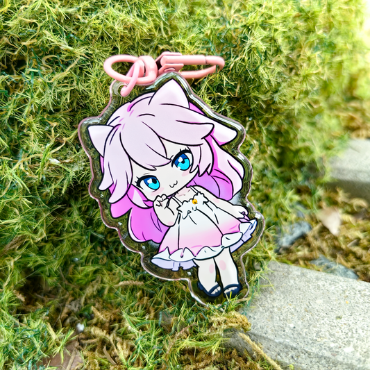 GUGUGU Custom Crystal Acrylic Keychains/Charms