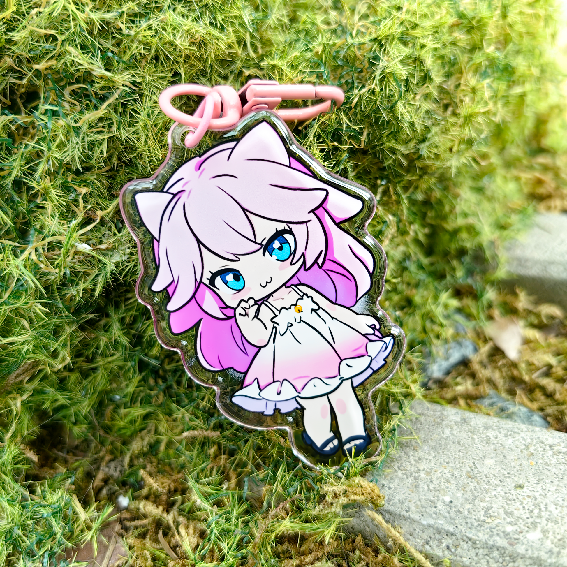 GUGUGU Custom Crystal Acrylic Keychains/Charms