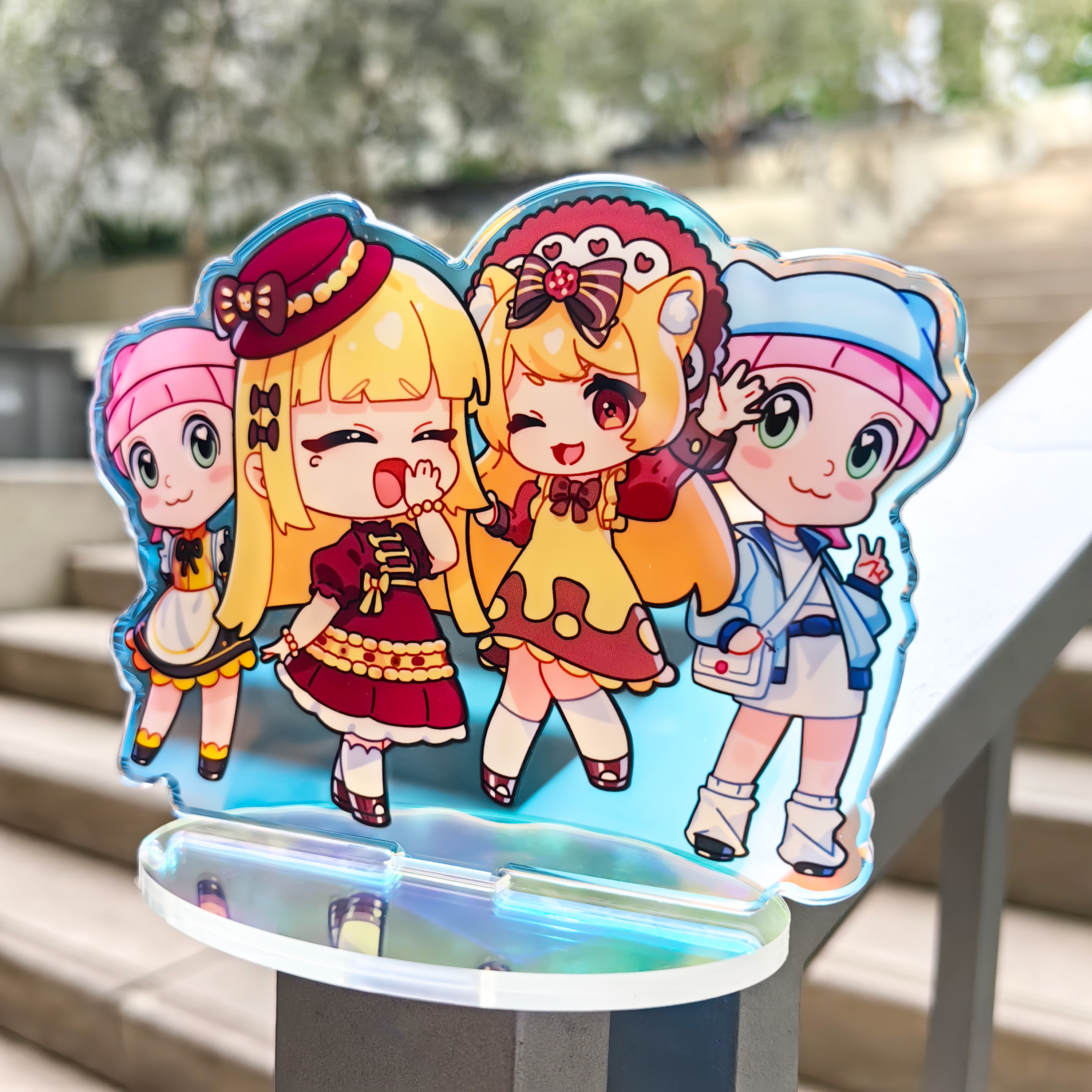 Get One Piece acrylic standees with CNC cutting and brilliant