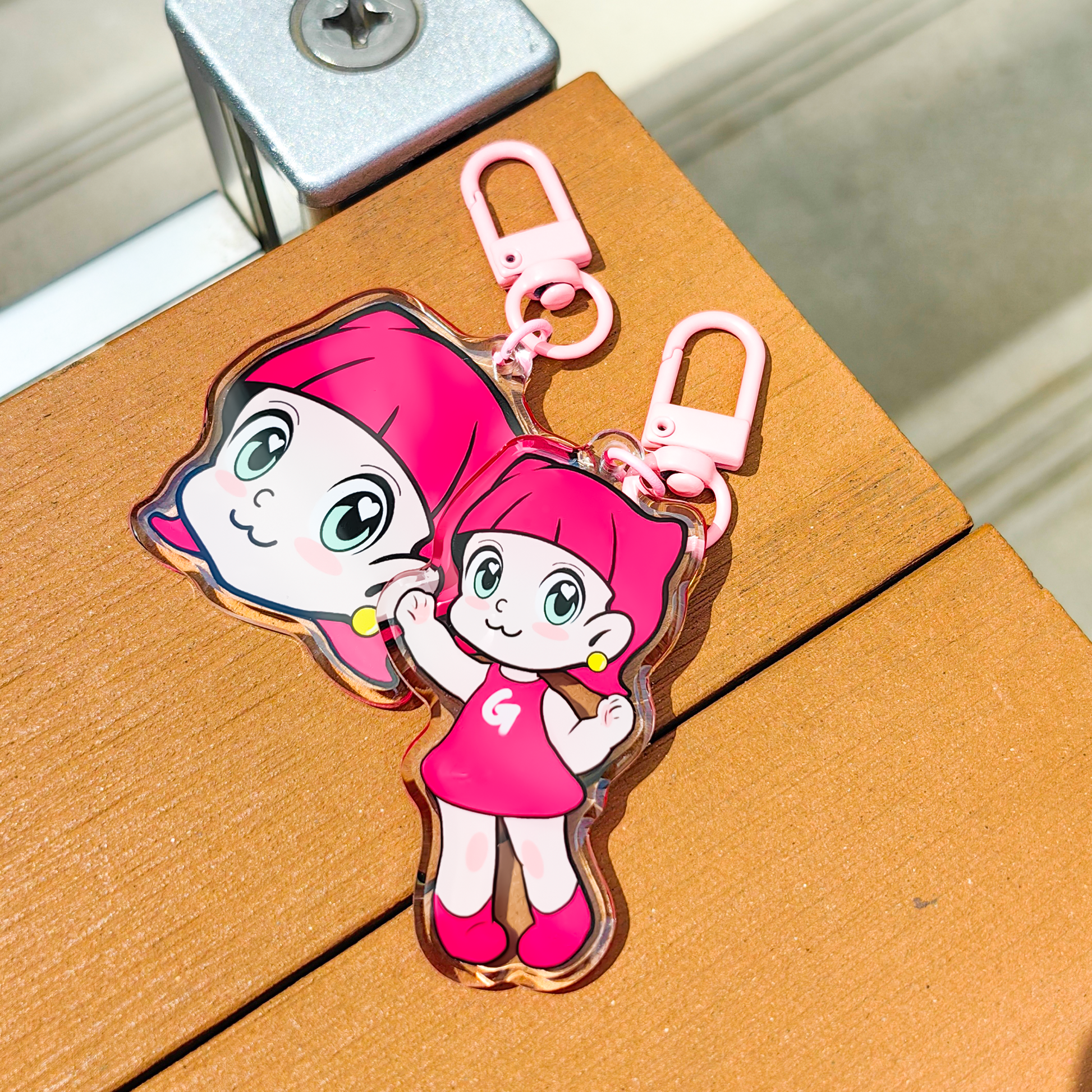 GUGUGU Custom Acrylic Key Chain