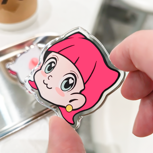 Custom Clear Acrylic Pins